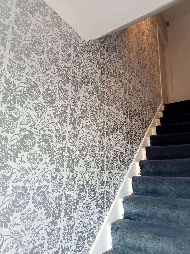 wallpaper hanging Tynemouth, NE30